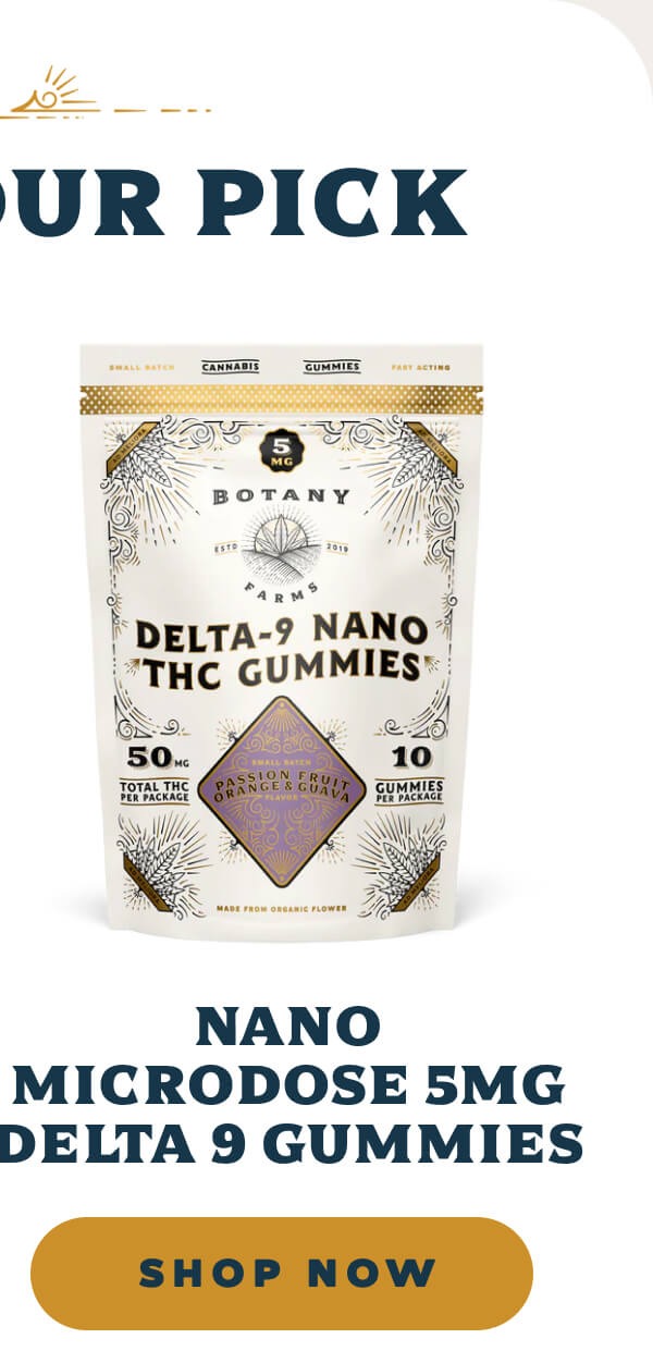 Nano Microdose 5mg Delta 9 Gummies