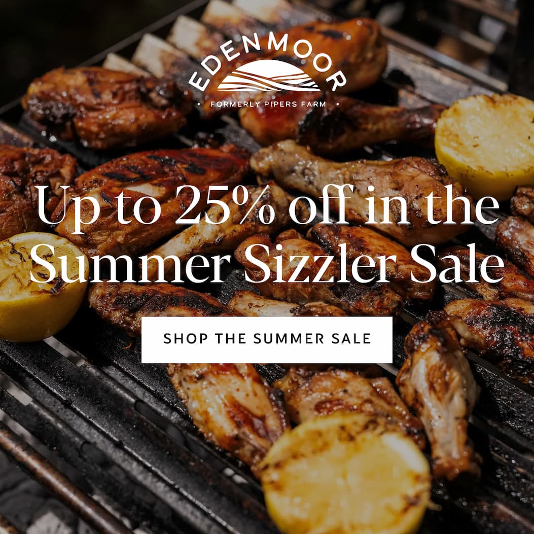 Up to 25% off selected products at Edenmoor (formerly Pipers Farm)