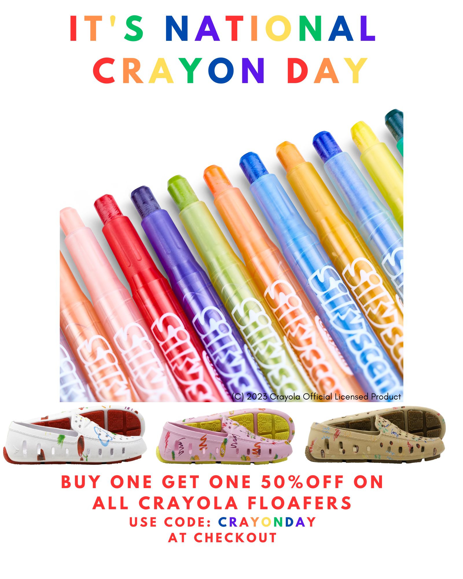 Where there are crayons, there are smiles Floafers