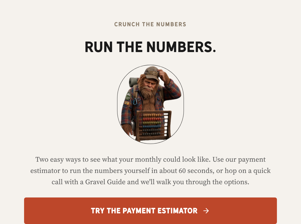 Try the payment estimator