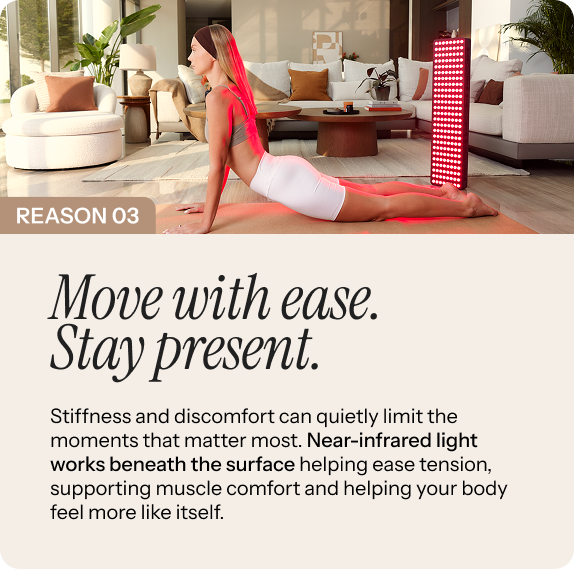 Move with ease. Stay present
