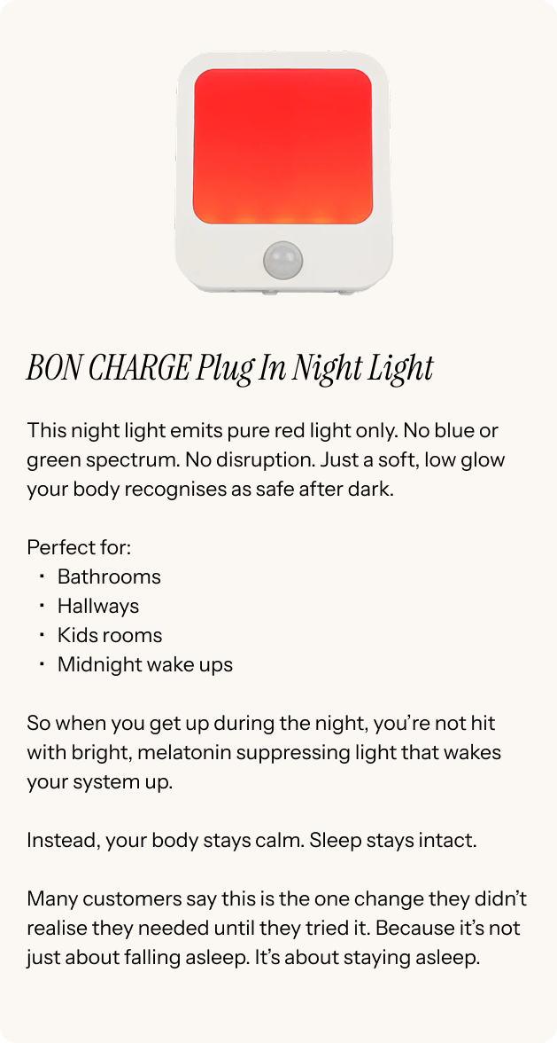 BON CHARGE Plug In Night Light 