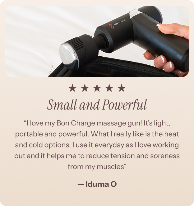 BON CHARGE Cold & Heat Therapy Massage Gun