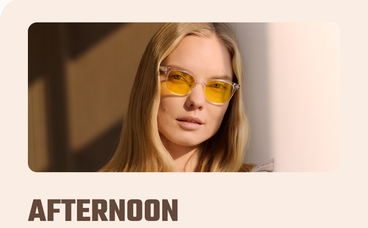 Light sensitivity glasses