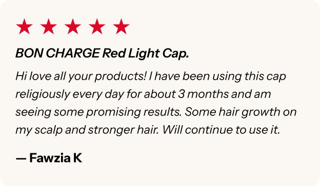 BON CHARGE Red Light Cap