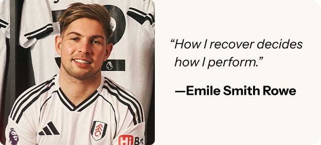 "How i recover decides how I perform" - Emile Smith Rowe