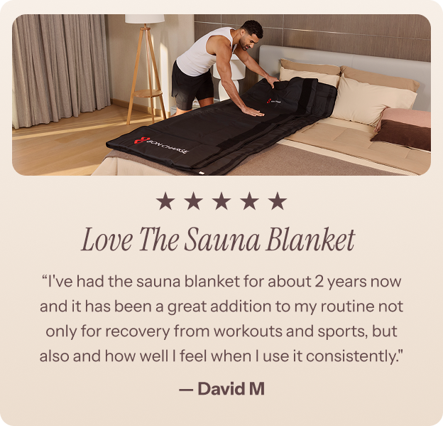 Love the sauna blanket