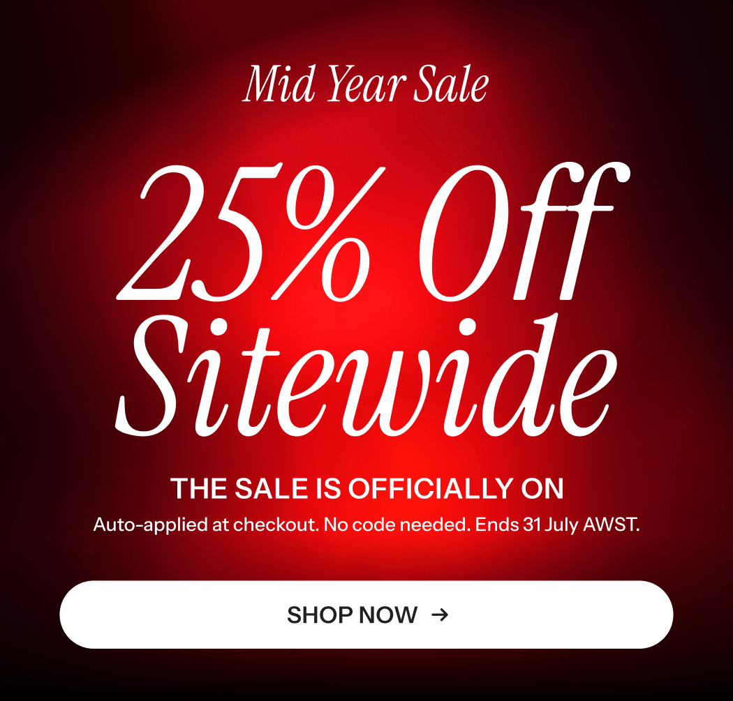 25% off sitewide. Mid Year Sale