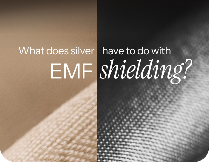 What does silver have to do with EMF shielding?