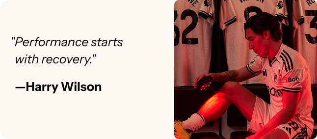 "Performance starts with recovery" - Harry Wilson