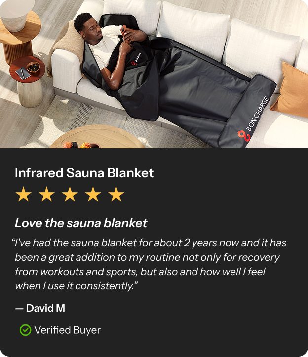 5 stars. Love the sauna blanket 