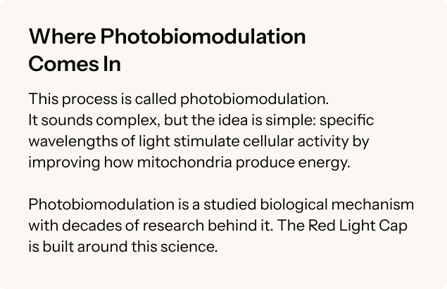 Where Photobiomodulation Comes In