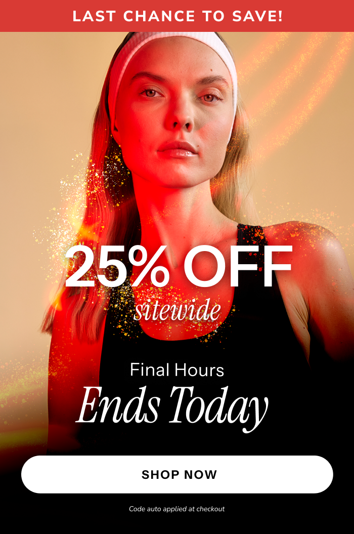 Don't miss 25% off site wide