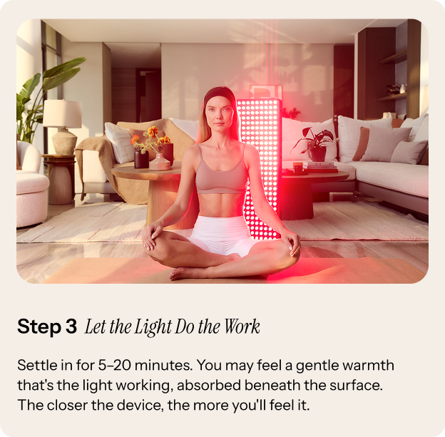 Step 3. Let the light do the work