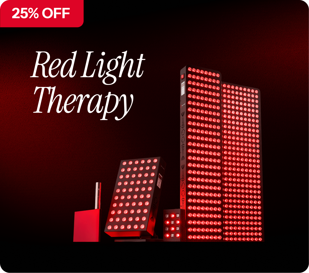 25% off. Red Light Therapy 