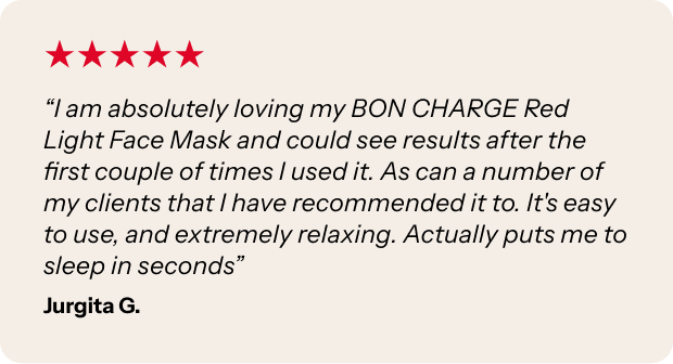 BON CHARGE advertising displayed on a red London double-decker bus.