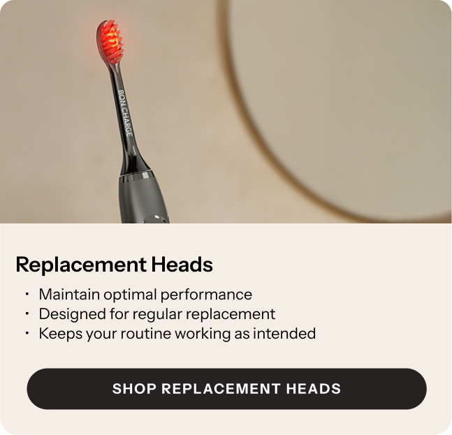 BON CHARGE Red Light Toothbrush replacement heads
