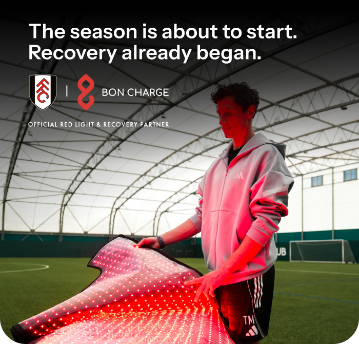 The season is about to start. Recovery already began Fulham FC. Offical red light & recovery partner