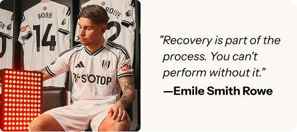 "Recovery is part of the process. You cant perform without it" - Emile Smith Rowe