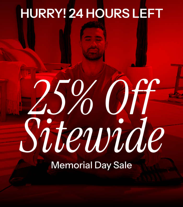 Hurry! 24 Hours Left. 25% off sitewide. 