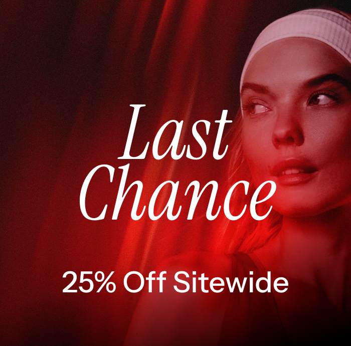 Last chance. 25% off sitewide