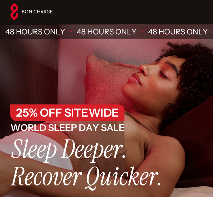25% off sitewide. World Sleep Day Sale