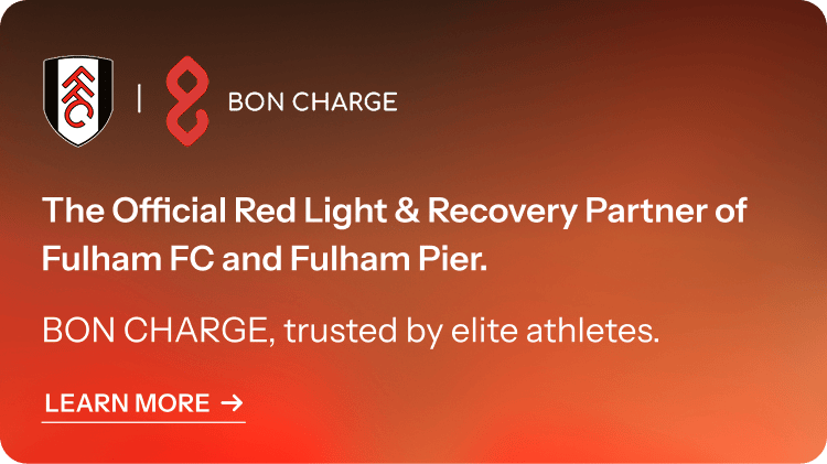 The Official Red Light & Recovery Partner for Fulham FC. Learn More