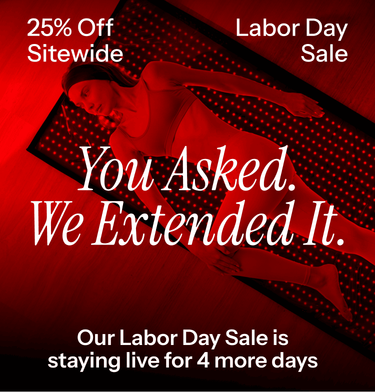 25% off sitewide. We extended it