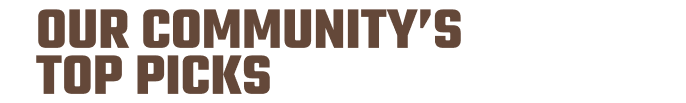 Our community's top picks