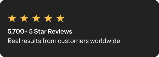 5,700 5 Star Review