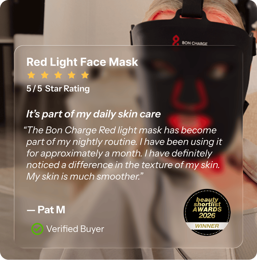 Red Light Face Mask. 5/5 Star Rating