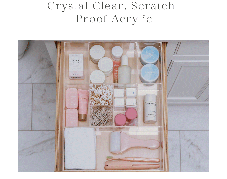 Meet the Gilman — your versatile drawer organizer. Salt by Sabrina