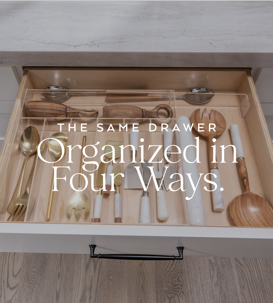 Four ways to organize your drawer. Salt by Sabrina