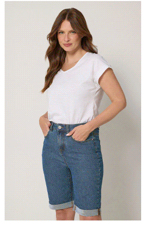 M&Co Blue Denim Shorts
