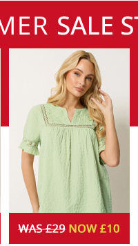 M&Co Sage Green Embroidered Cotton Ruffle Top