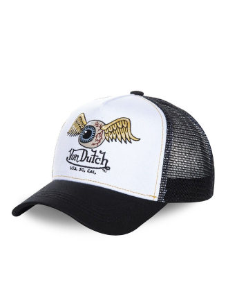 Casquette Vondutch Blanche Trucker Snapback ART