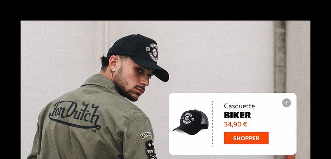 casquette BIKER