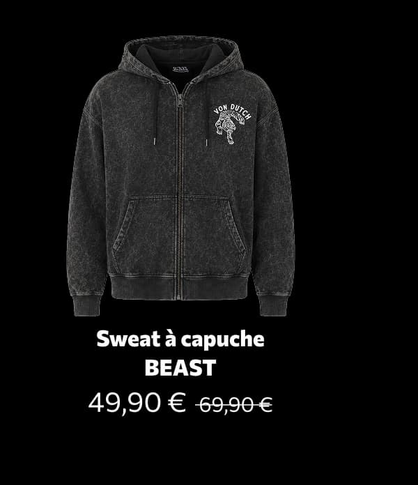 Sweat à capuche BEAST