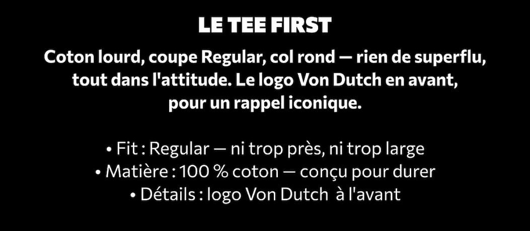 Tee Shirt FIRST