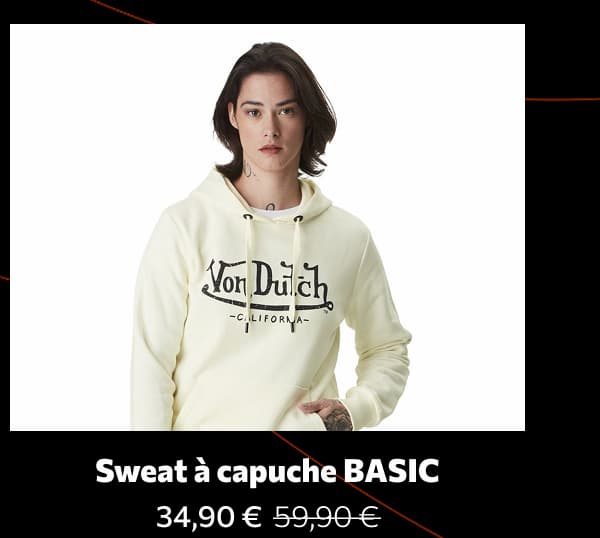 Sweat à capuche BASIC