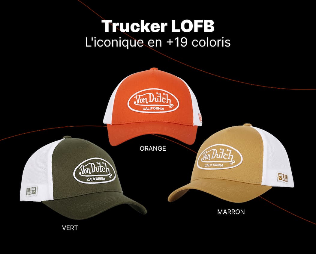 Trucker LOFB L'iconique en +19 coloris
