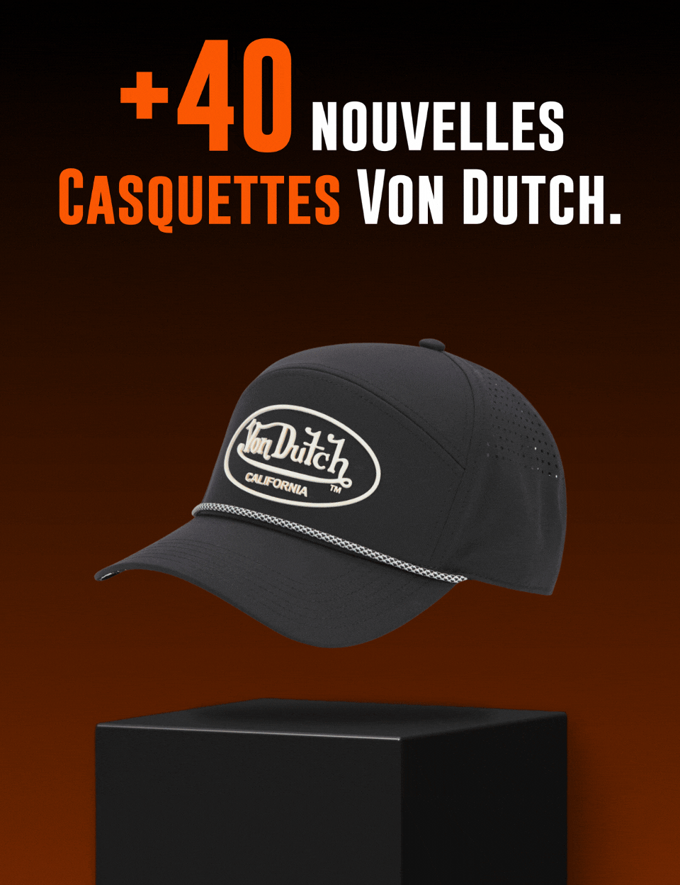 +40 nouvelles casquettes disponibles.