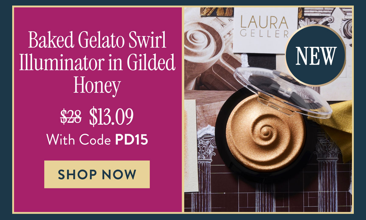 Baked Gelato Swirl Illuminator in Gilded Honey | Shop Now