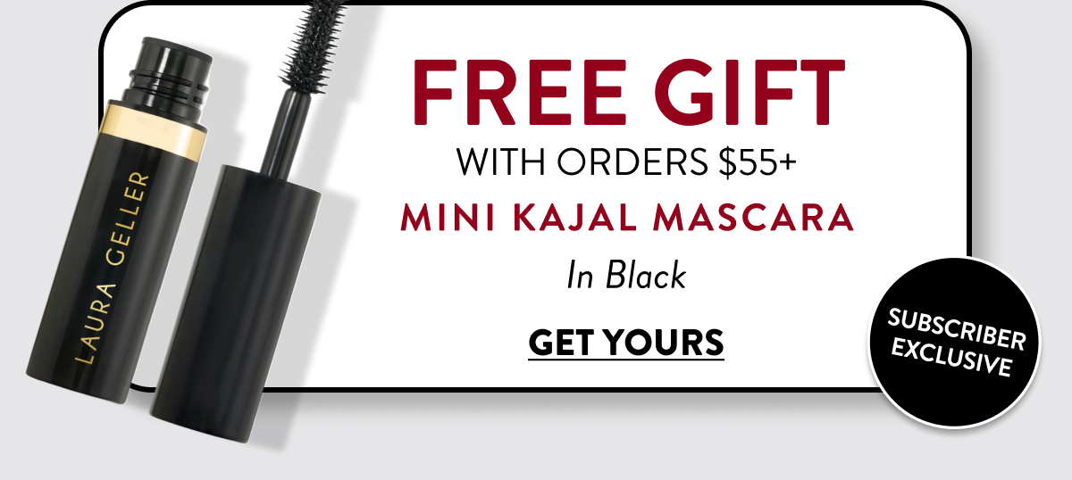 Free Gift With Orders $55+ Mini Kajal Mascara In Black