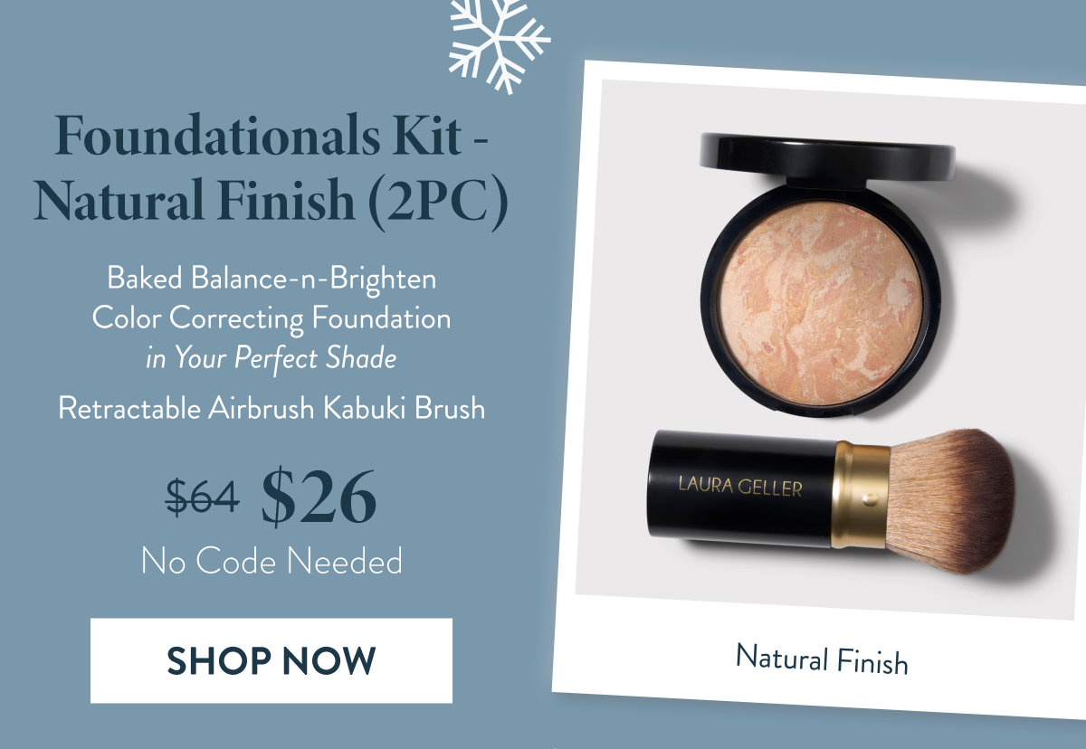 Foundationals Kit - Natural Finish (2PC) | Shop Now