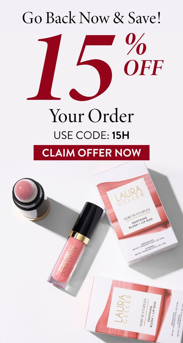 15% OFF Your Order | Code: 15H