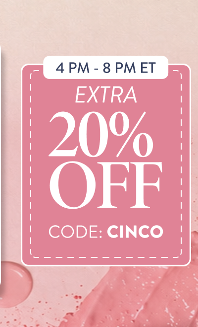 Extra 20% Off | Code: CINCO