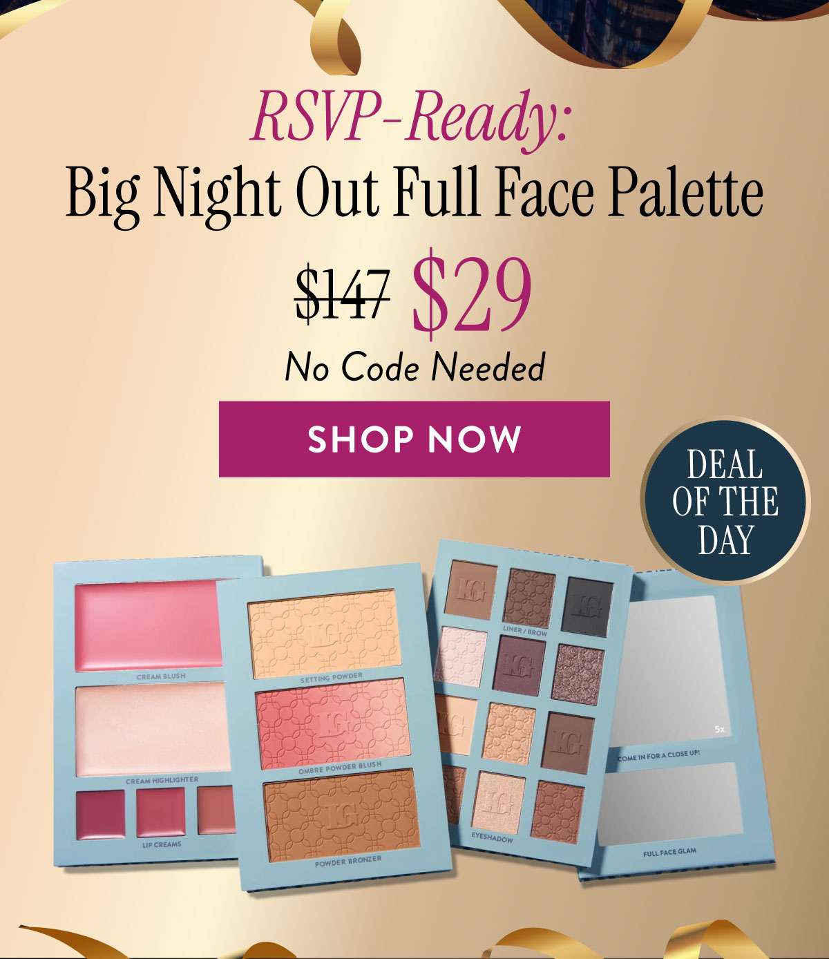 RSVP-Ready: Big Night Out Full Face Palette | Shop Now