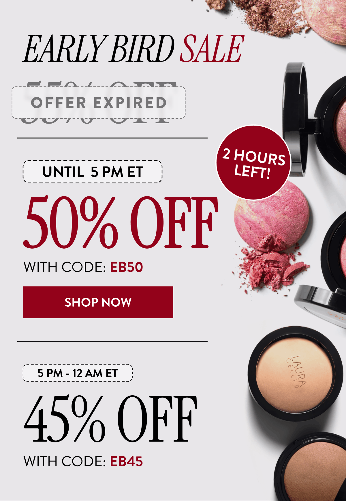 Until 5PM ET | 50% OFF with code: EB50 | Shop Now