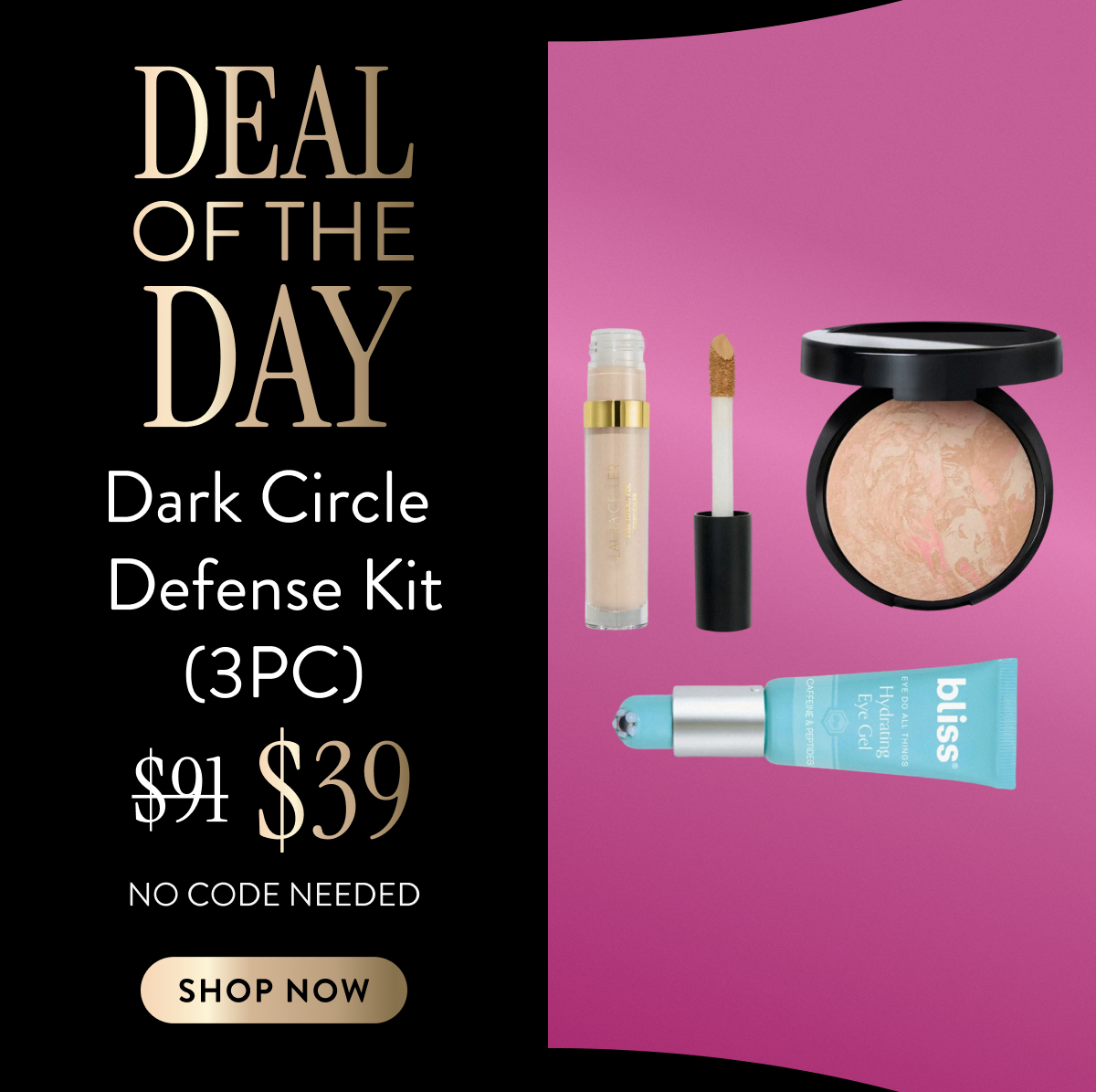 Deal Of The Day | Dark Circle Defense Kit (3PC) | Shop Now